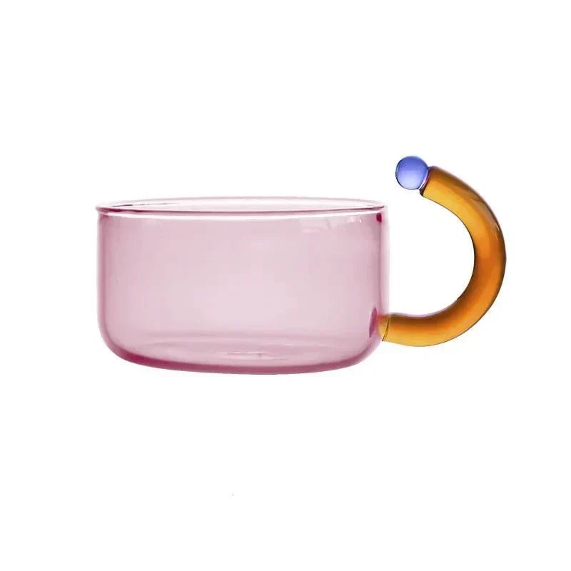 Vionara - Bouilloire translucide en verre borosilicate avec tasses | Vionara