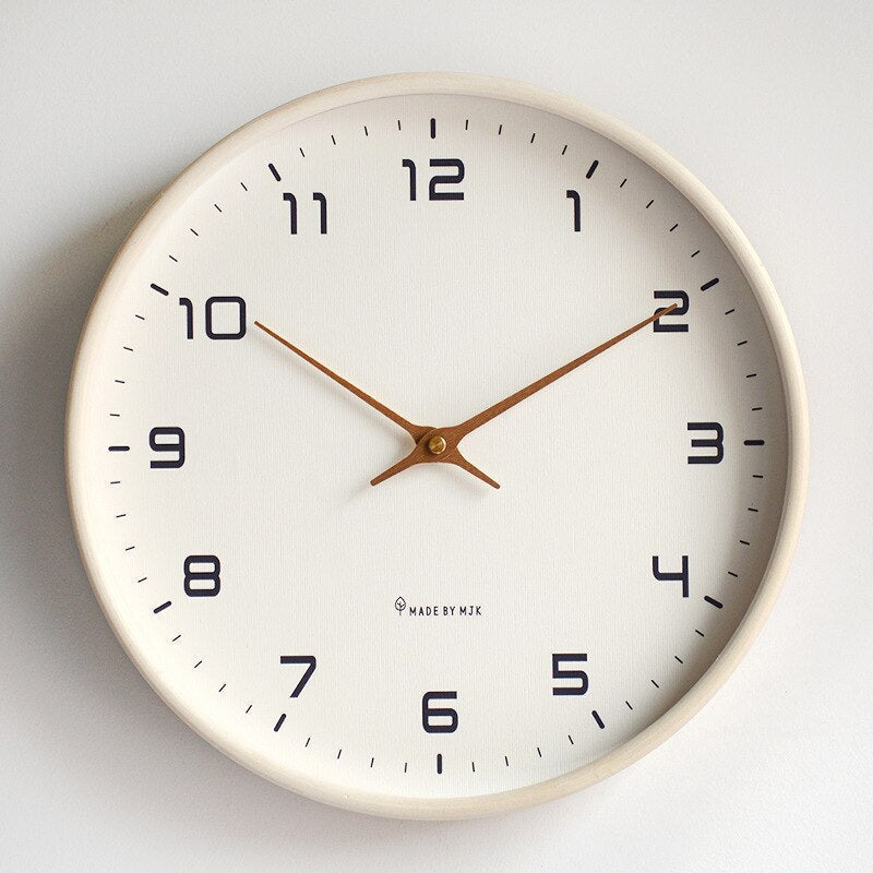 Vionara - Horloge murale en bois minimaliste scandinave | Vionara