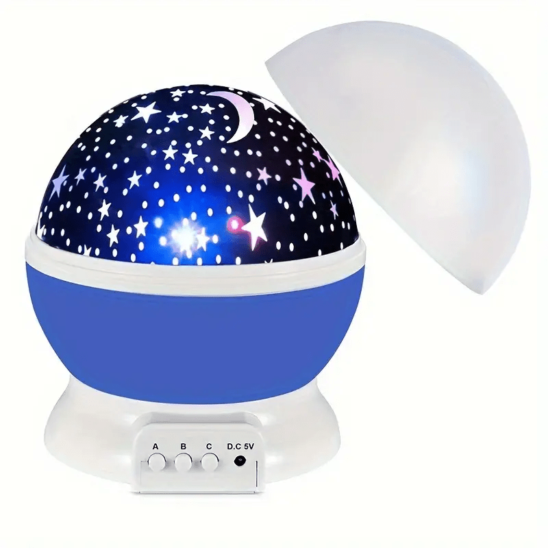 Vionara - Lampe projecteur d’ambiance en rotation avec ciel étoilé multicolore | Vionara