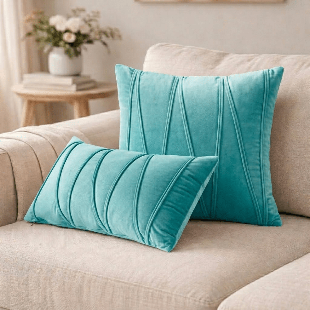 Vionara - Coussin décoratif en velours doux avec housse amovible | Vionara