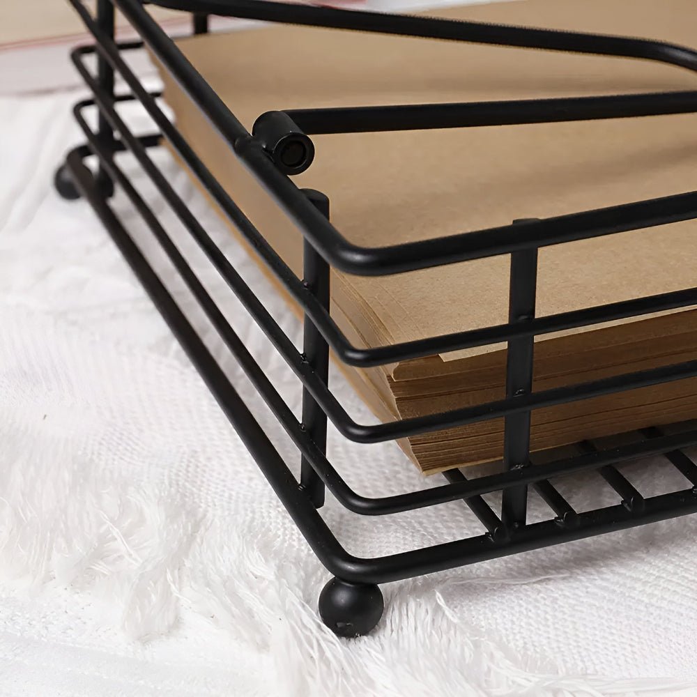 Vionara - Porte-serviettes de table en fer au design épuré | Vionara