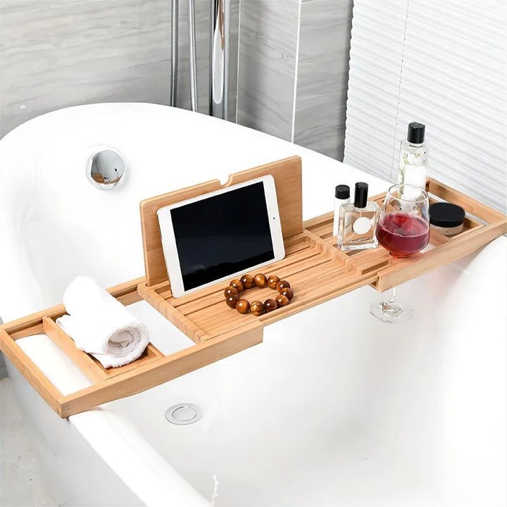 Vionara - Plateau de bain en bois ajustable | Vionara
