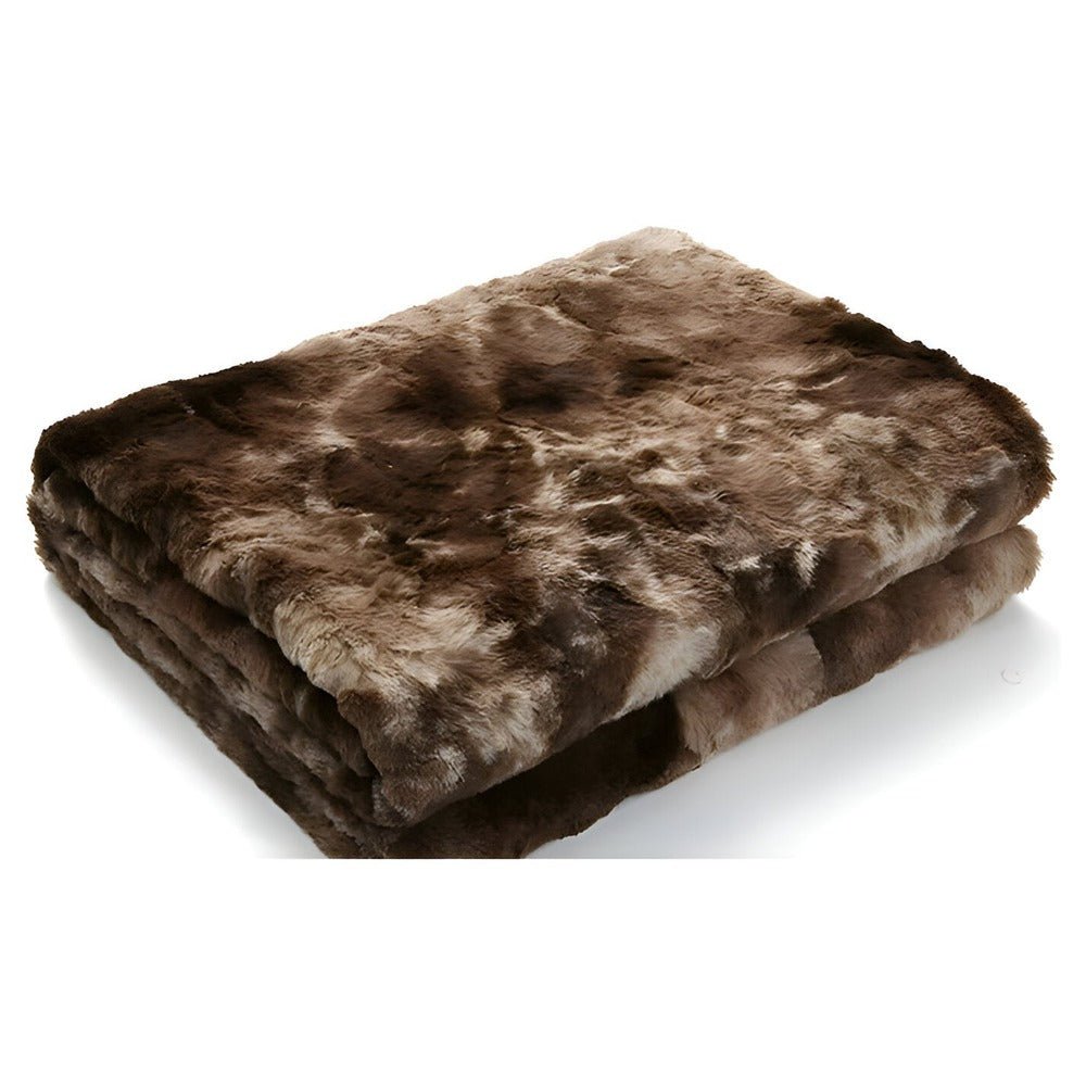 Vionara - Plaid en polaire double face ultra-doux pour chambre et salon | Vionara