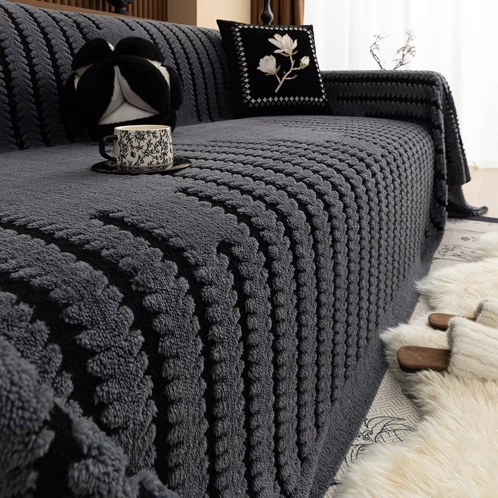 Vionara - Housse de canapé matelassée en microfibre texturée | Vionara